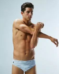 TYR Durafast Elite® Men's Brief Swimsuit - Whiteout Camo 18 TYR Durafast Elite® Men's Brief Swimsuit - Whiteout Camo -TYR Sales RWCM7A 100 alt07