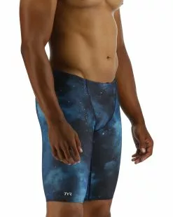 TYR Durafast Elite® Men's Jammer Swimsuit - Cosmic Night -TYR Sales SCMN7A 978 alt06