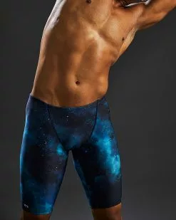 TYR Durafast Elite® Men's Jammer Swimsuit - Cosmic Night -TYR Sales SCMN7A 978 alt08