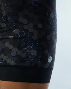 TYR Durafast Elite® Men's Workout Jammer Swimsuit - Carbon Hex -TYR Sales SFCHX7A 100 alt09