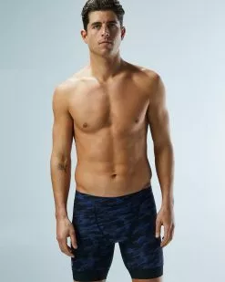 TYR Durafast Elite® Men's Workout Jammer Swimsuit - Midnight Camo -TYR Sales SFCM7A 401 alt07