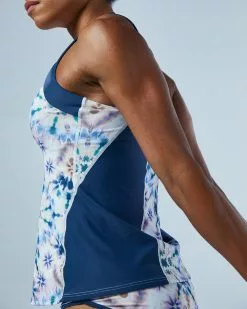 TYR Women's Lola Tank - Pressed Flowers 17 TYR Women's Lola Tank - Pressed Flowers -TYR Sales TLOPFL7A 960 alt08