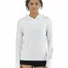TYR SunDefense™ Women's Vented Hooded Shirt - Solid -TYR Sales TSFPLH7A 100 main01