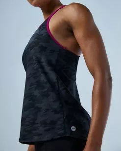 TYR Durafast Elite® Women's Taylor Tank - Blackout Camo -TYR Sales TTAFBC7A 001 alt08