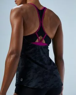 TYR Durafast Elite® Women's Taylor Tank - Blackout Camo -TYR Sales TTAFBC7A 001 alt10