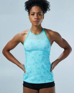 TYR Women's Tessa Tank - Boho Floral 16 TYR Women's Tessa Tank - Boho Floral -TYR Sales TTEBOF7A 342 alt07
