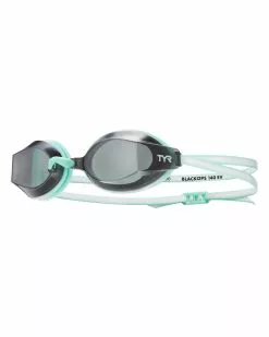 TYR BlackOps 140 EV Racing Women's Fit Goggles -TYR Sales TYRBLACKOPS140EVRACINGWOMEN SFITGOGGLESSmokeMint