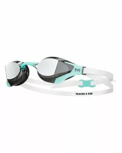 TYR Tracer X RZR Mirrored Goggle -TYR Sales TYRTracer XRZRMirroredRacingAdultGogglesSilverMint