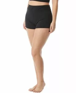 TYR Women's Plus Della Boyshort - Solid