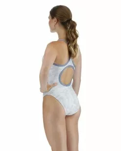 TYR Durafast Elite® Women's Diamondfit Swimsuit - Whiteout Camo -TYR Sales dwcm7a 100 alt04