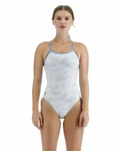 TYR Durafast Elite® Women's Diamondfit Swimsuit - Whiteout Camo