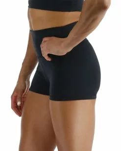 TYR Joule Elite™ Women's High-Waisted 2" Short - Solid -TYR Sales fetso3a 001 alt03