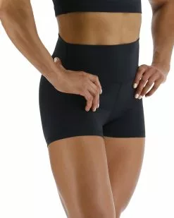TYR Joule Elite™ Women's High-Waisted 2" Short - Solid -TYR Sales fetso3a 001 alt06