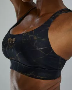 TYR Base Kinetic™ Women's Dual Strap Sports Bra - Goldstone -TYR Sales fgdsgo3a 001 alt06
