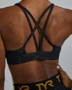 TYR Base Kinetic™ Women's Dual Strap Sports Bra - Goldstone -TYR Sales fgdsgo3a 001 alt07