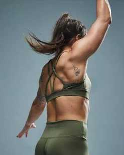 TYR Base Kinetic™ Women's Dual Strap Sports Bra - Solid -TYR Sales fgdsso3a 932 alt10 5