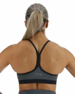 TYR Base Kinetic™ Women's V-Neck Sports Bra - Solid -TYR Sales fgvso3a 255 main02