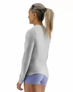 TYR Airtec™ Women's Long Sleeve Tee - Solid -TYR Sales fptlso3a 254 alt04