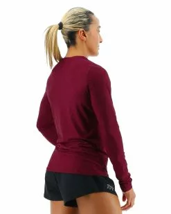 TYR Airtec™ Women's Long Sleeve Tee - Solid -TYR Sales fptlso3a 938 alt05