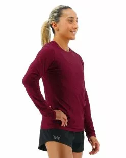 TYR Airtec™ Women's Long Sleeve Tee - Solid -TYR Sales fptlso3a 938 alt06