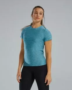 TYR Airtec™ Women's Short Sleeve Tee - Solid -TYR Sales fptso3a 971 main01