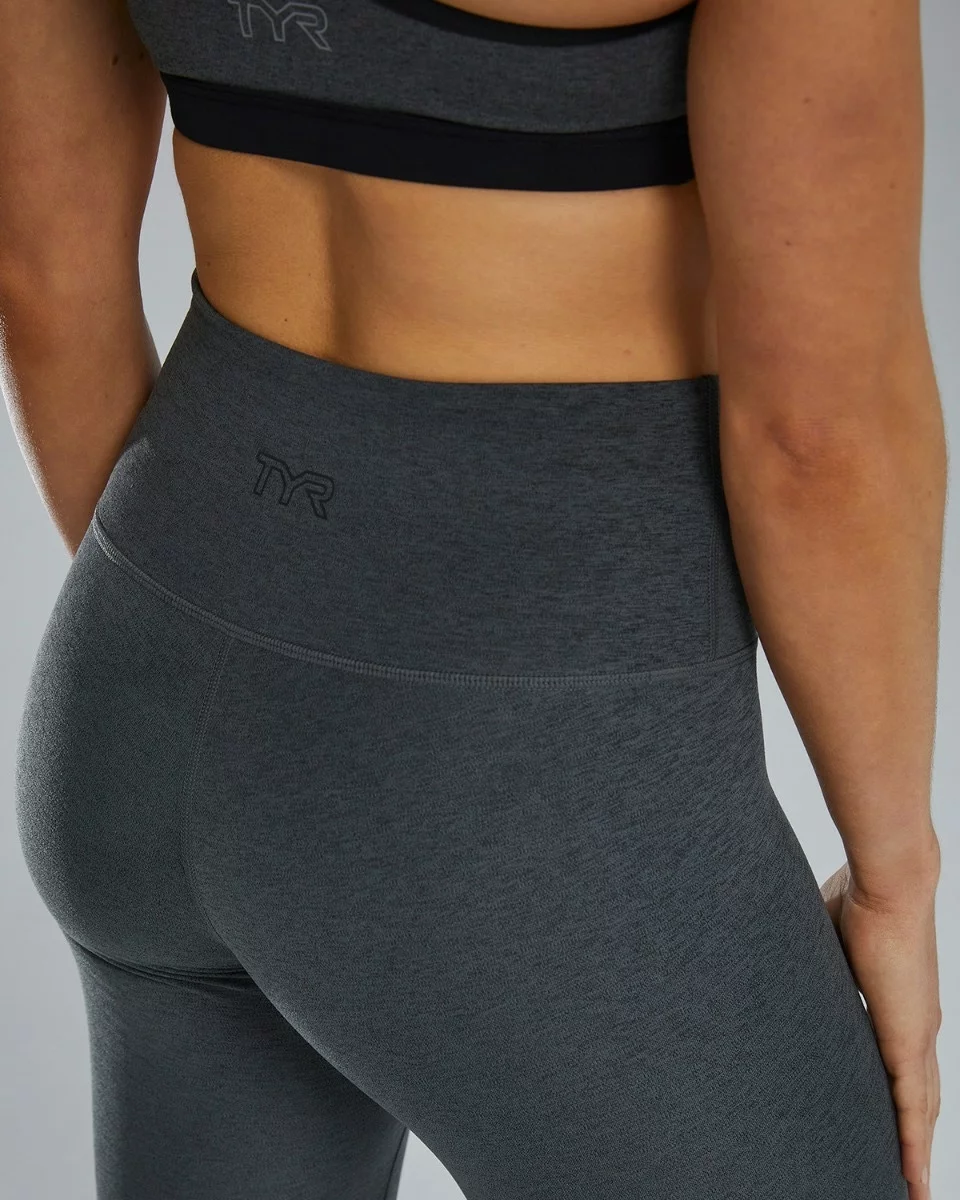 TYR Base Kinetic™ Women's High-Rise Full Length Leggings - Solid 10 TYR Base Kinetic™ Women's High-Rise Full Length Leggings - Solid - Image 8