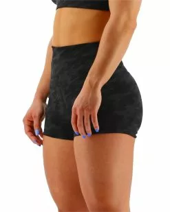 TYR Base Kinetic™ Women's High-Rise 2" Shorts - Blackout Camo -TYR Sales ftmrsb3a 001 alt04