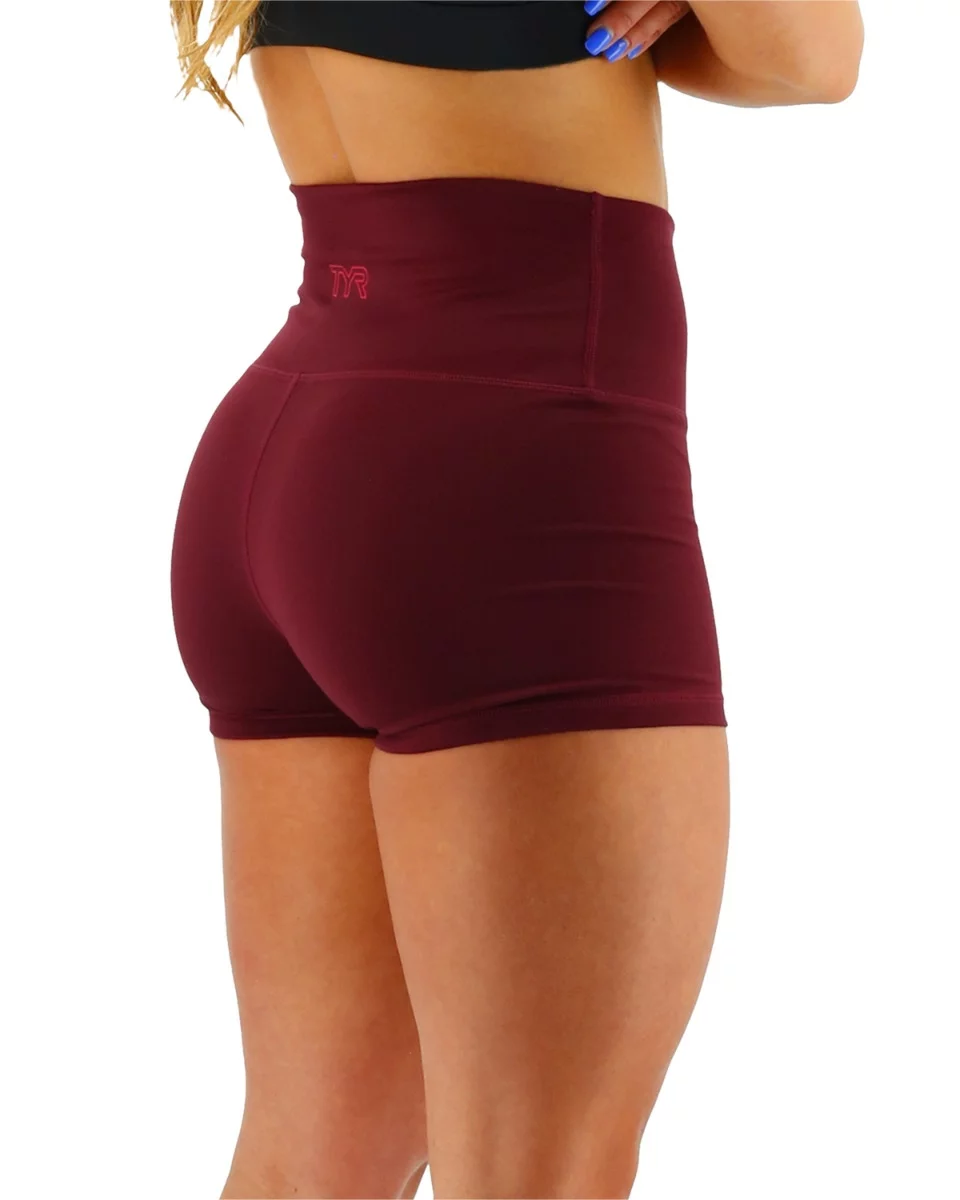 TYR Base Kinetic™ Women's 2" High-Rise Short - Solid 8 TYR Base Kinetic™ Women's 2" High-Rise Short - Solid - Image 6