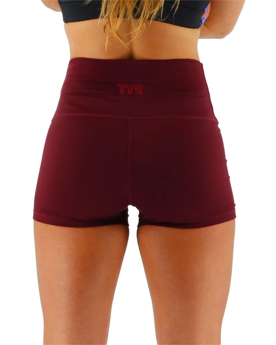 TYR Base Kinetic™ Women's 2" High-Rise Short - Solid 4 TYR Base Kinetic™ Women's 2" High-Rise Short - Solid - Image 2