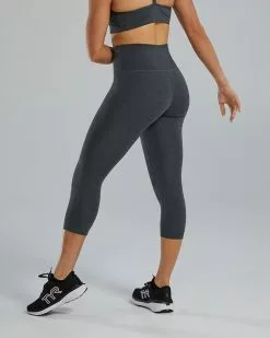TYR Base Kinetic™ Women's High-Rise 3/4 Leggings - Solid -TYR Sales fttmrs3a 255 alt03