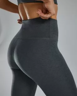 TYR Base Kinetic™ Women's High-Rise 3/4 Leggings - Solid -TYR Sales fttmrs3a 255 alt06