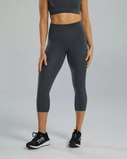 TYR Base Kinetic™ Women's High-Rise 3/4 Leggings - Solid -TYR Sales fttmrs3a 255 main01