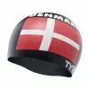 TYR Adult Silicone Swim Cap - Denmark -TYR Sales lcsden 001 alt1b2