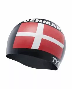 TYR Adult Silicone Swim Cap - Denmark
