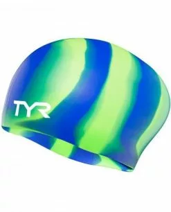 TYR Long Hair Silicone Swim Cap