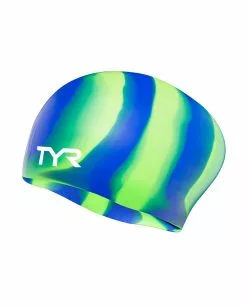 TYR Adult Silicone Long Hair Wrinkle-Free Swim Cap -TYR Sales lcslm 310 alt1 2