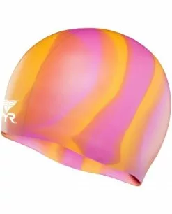 TYR Multi-Color Silicone Swim Cap -TYR Sales lcsm 801 alt1