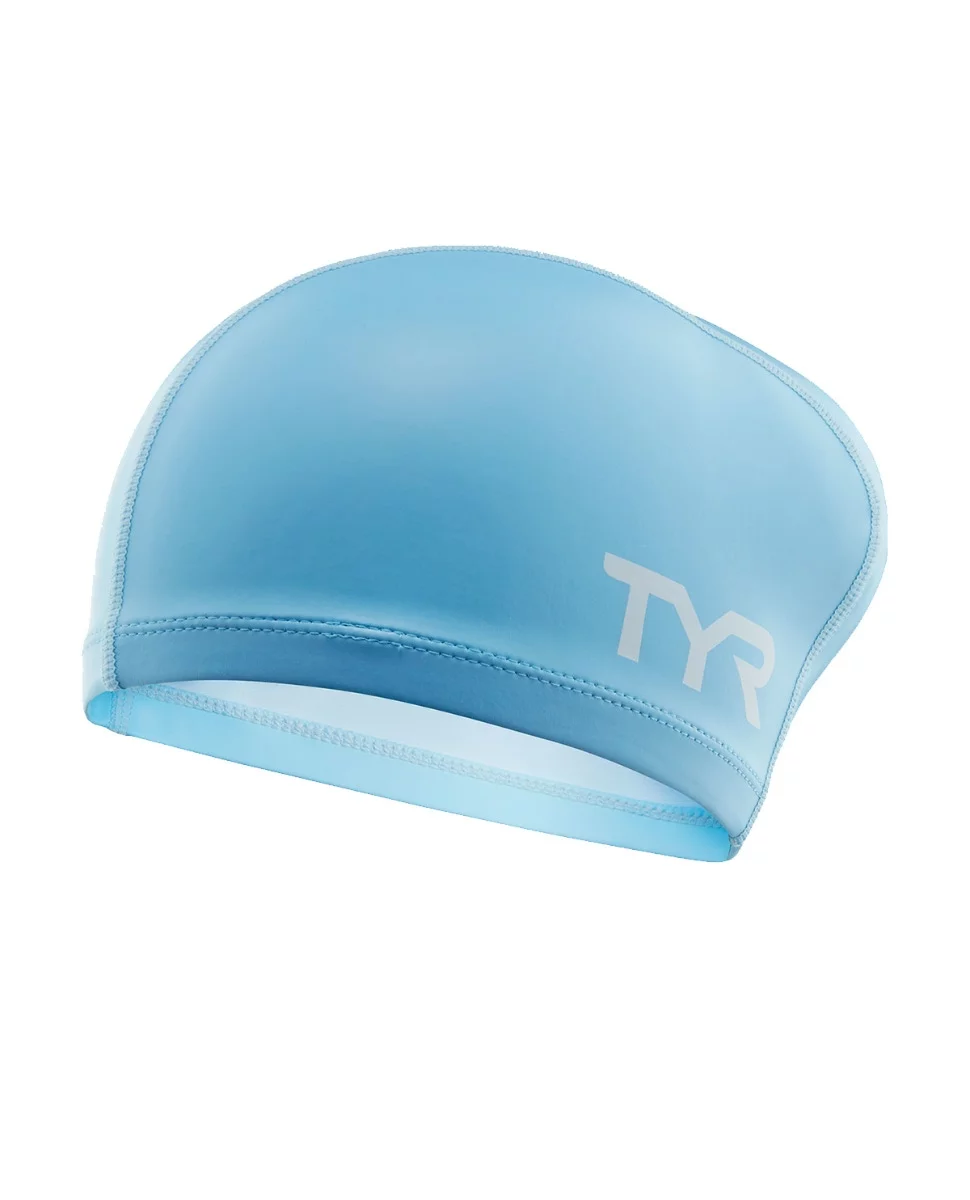 TYR Adult Long Hair Silicone Comfort Swim Cap 3 TYR Adult Long Hair Silicone Comfort Swim Cap