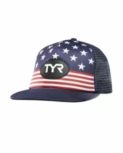 TYR Flat Brim USA Hat