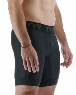 TYR Compression Men's Compression Short - Solid -TYR Sales mcslso3a 001 alt06