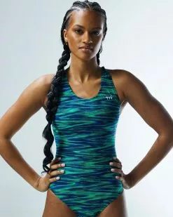 TYR Durafast Elite® Women's Maxfit Swimsuit - Fizzy -TYR Sales mfiz7a 487 alt07