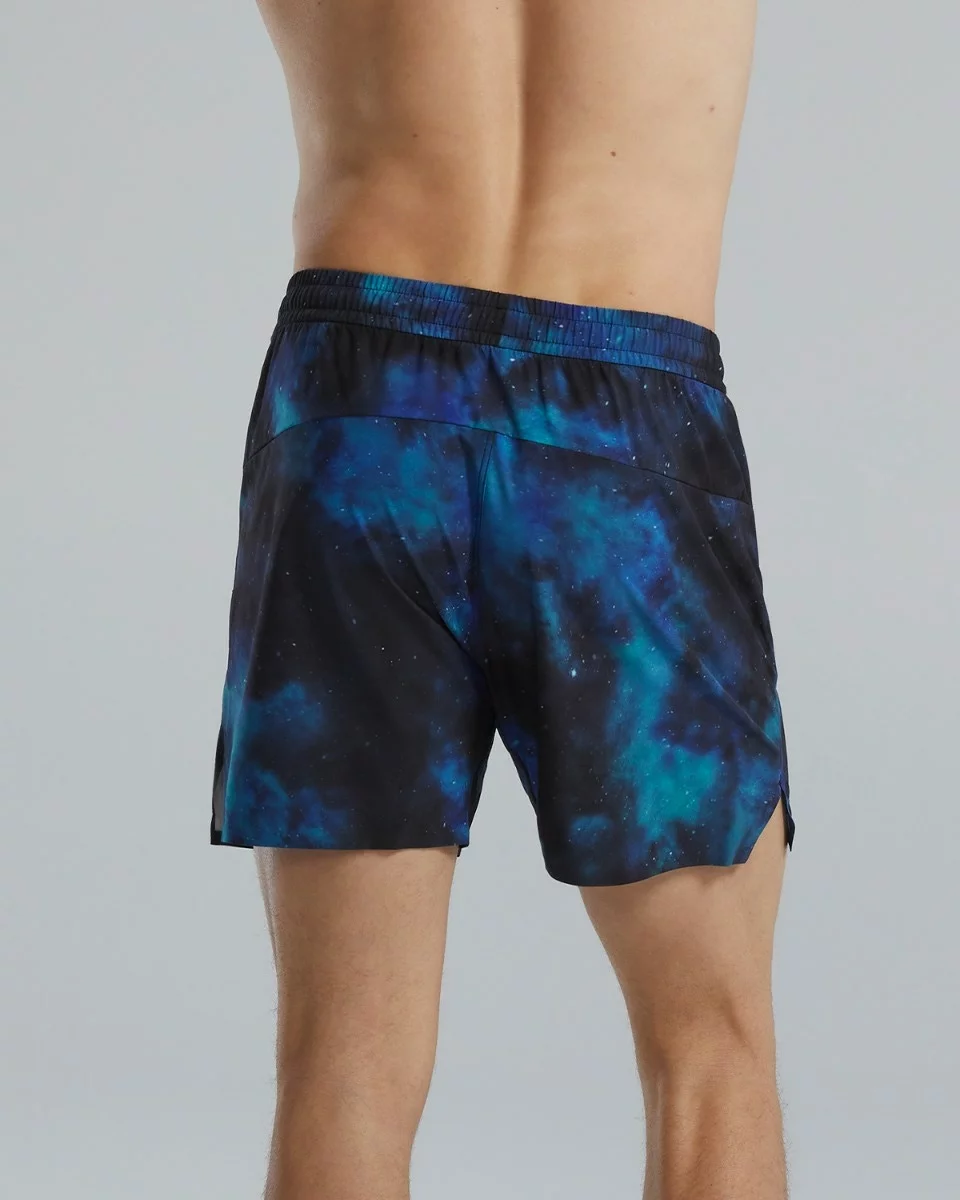 TYR Hydrosphere™ Men's Unlined 6" Momentum Shorts - Cosmic Night 4 TYR Hydrosphere™ Men's Unlined 6" Momentum Shorts - Cosmic Night - Image 2