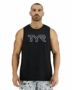 TYR ClimaDry™ Men's Big Logo Tech Tank - Solid / Heather