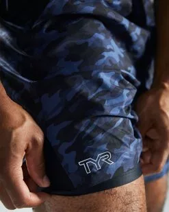 TYR Hydrosphere™ Men's Lined 7" Unbroken Shorts - Midnight Camo -TYR Sales muslmc3a 401 alt08