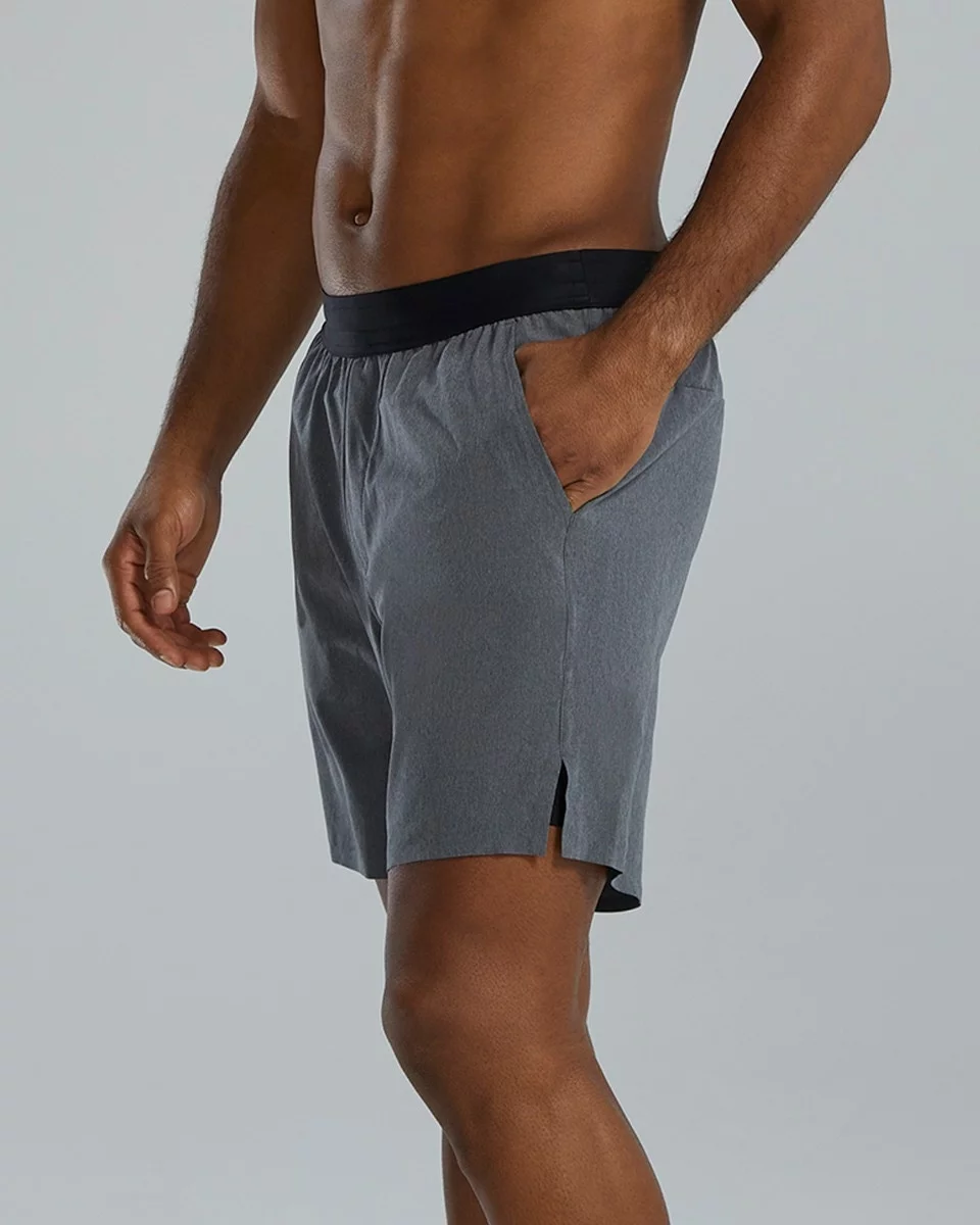 TYR Hydrosphere™ Men's Unlined 7" Unbroken Big Logo Shorts - Solid 5 TYR Hydrosphere™ Men's Unlined 7" Unbroken Big Logo Shorts - Solid - Image 3