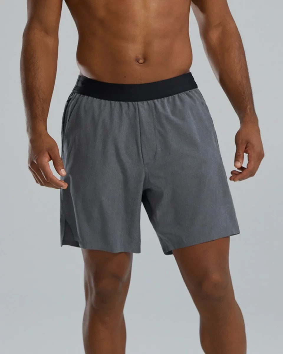 TYR Hydrosphere™ Men's Unlined 7" Unbroken Big Logo Shorts - Solid 3 TYR Hydrosphere™ Men's Unlined 7" Unbroken Big Logo Shorts - Solid