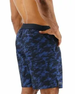 TYR Hydrosphere™ Men's Lined 9" Unbroken Shorts - Midnight Camo -TYR Sales musnlm3a 401 alt05