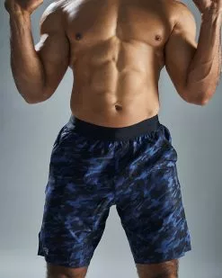 TYR Hydrosphere™ Men's Lined 9" Unbroken Shorts - Midnight Camo -TYR Sales musnlm3a 401 alt07