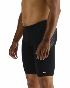 TYR Durafast Elite® Men's Curve Splice Jammer Swimsuit - Obsidian -TYR Sales scobs7a 008 alt02