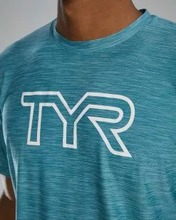 TYR Airtec™ Men's Big Logo Tee - Solid / Heather -TYR Sales t44000 971 alt06